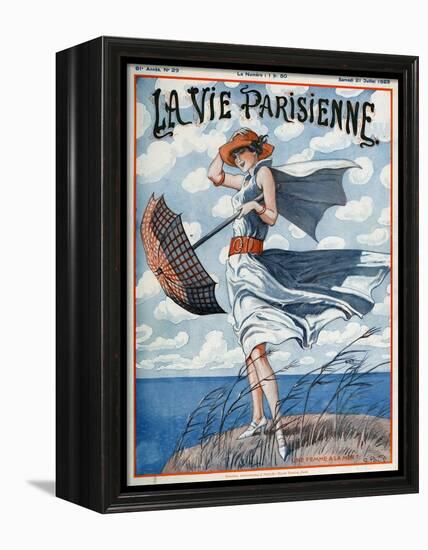 La vie Parisienne, Georges Pavis, 1923, France-null-Framed Premier Image Canvas