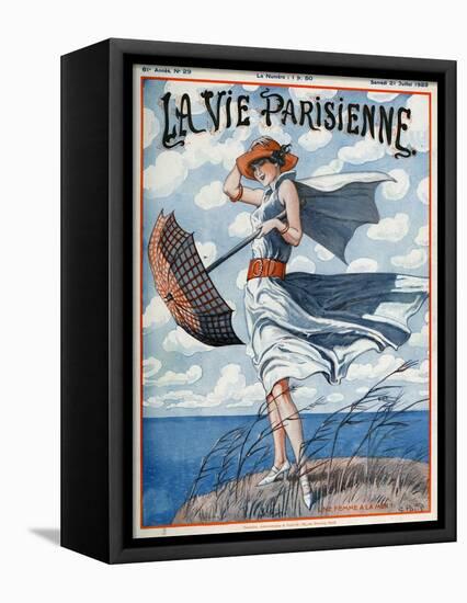 La vie Parisienne, Georges Pavis, 1923, France-null-Framed Premier Image Canvas