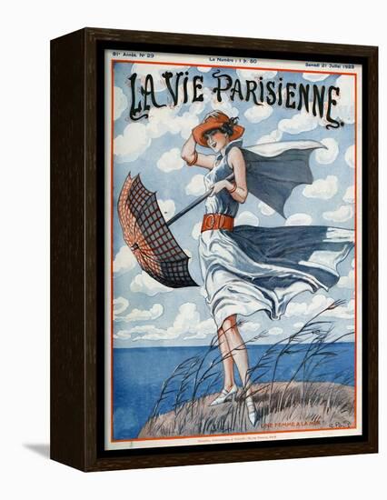 La vie Parisienne, Georges Pavis, 1923, France-null-Framed Premier Image Canvas