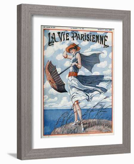 La vie Parisienne, Georges Pavis, 1923, France-null-Framed Giclee Print