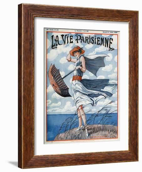 La vie Parisienne, Georges Pavis, 1923, France-null-Framed Giclee Print