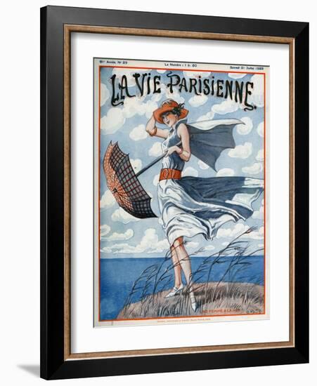 La vie Parisienne, Georges Pavis, 1923, France-null-Framed Giclee Print