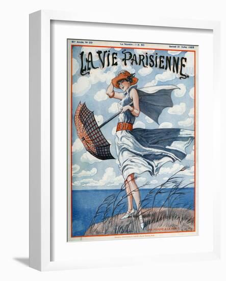 La vie Parisienne, Georges Pavis, 1923, France-null-Framed Giclee Print