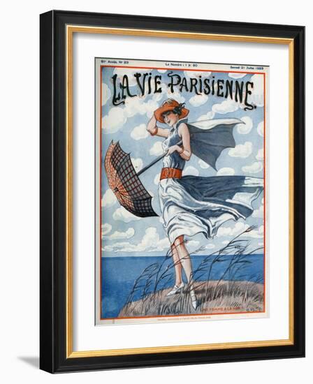 La vie Parisienne, Georges Pavis, 1923, France-null-Framed Giclee Print