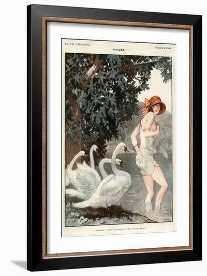 La Vie Parisienne, Georges Pavis, 1923, France-null-Framed Giclee Print