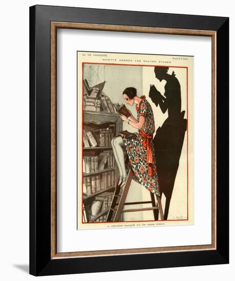 La Vie Parisienne, Georges Pavis, 1924, France-null-Framed Giclee Print