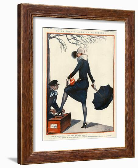 La Vie Parisienne, Georges Pavis, 1924, France-null-Framed Giclee Print