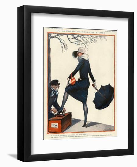 La Vie Parisienne, Georges Pavis, 1924, France-null-Framed Giclee Print