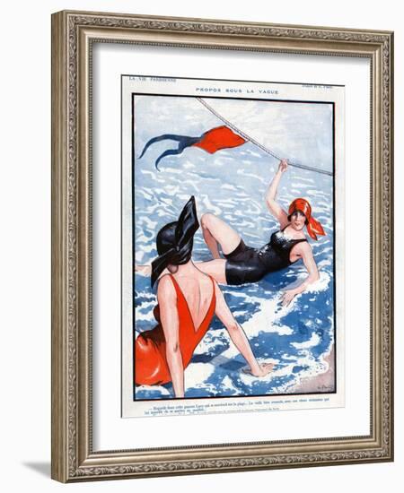 La Vie Parisienne, Georges Pavis, 1924, France-null-Framed Giclee Print