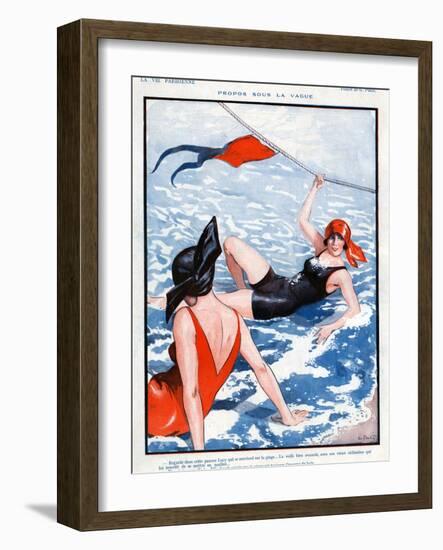 La Vie Parisienne, Georges Pavis, 1924, France-null-Framed Giclee Print