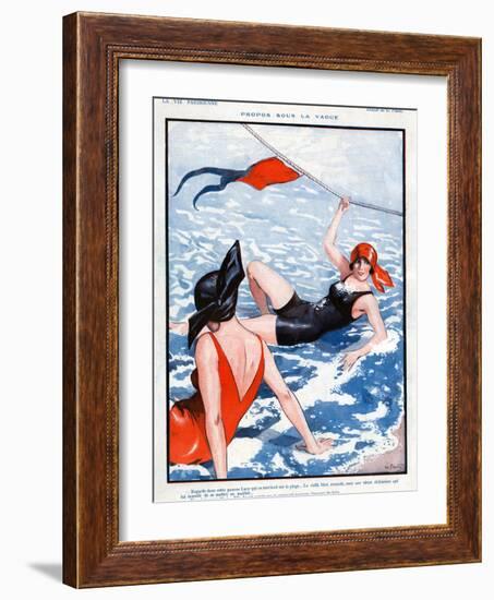 La Vie Parisienne, Georges Pavis, 1924, France-null-Framed Giclee Print