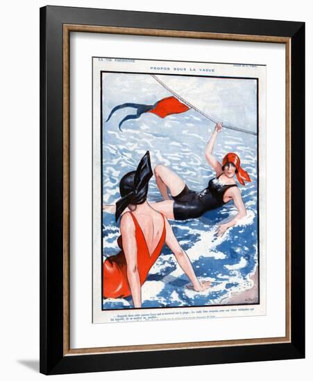 La Vie Parisienne, Georges Pavis, 1924, France-null-Framed Giclee Print