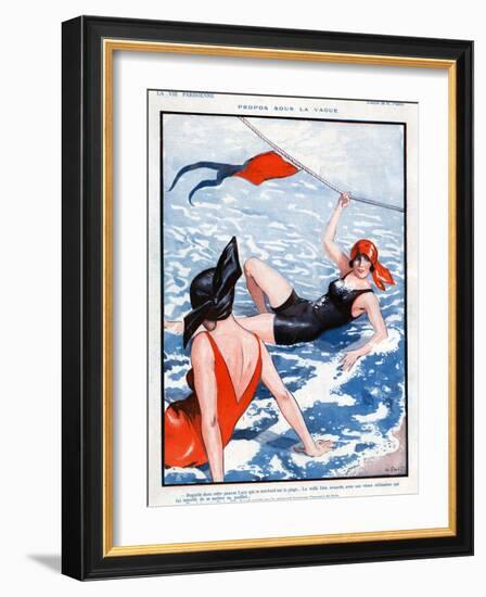 La Vie Parisienne, Georges Pavis, 1924, France-null-Framed Giclee Print