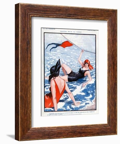 La Vie Parisienne, Georges Pavis, 1924, France-null-Framed Giclee Print