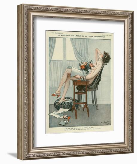 La Vie Parisienne, Georges Pavis, UK-null-Framed Giclee Print