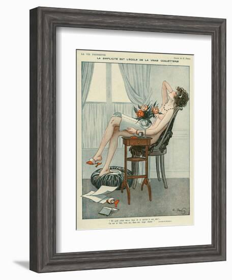 La Vie Parisienne, Georges Pavis, UK-null-Framed Giclee Print