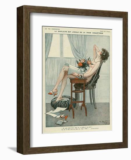 La Vie Parisienne, Georges Pavis, UK-null-Framed Giclee Print