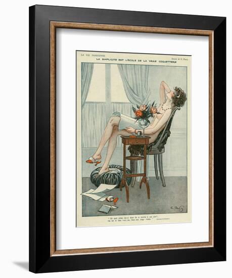 La Vie Parisienne, Georges Pavis, UK-null-Framed Giclee Print