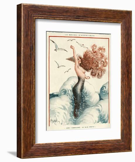 La Vie Parisienne, H Gerbault, 1924, France-null-Framed Giclee Print