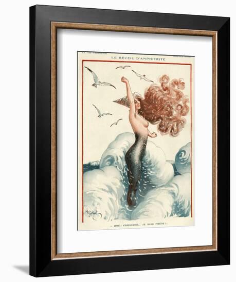 La Vie Parisienne, H Gerbault, 1924, France-null-Framed Giclee Print