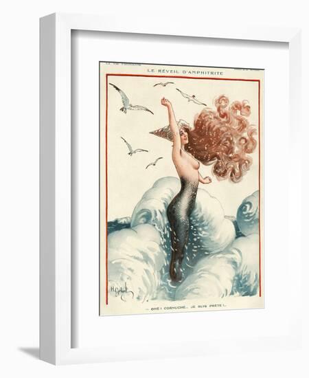 La Vie Parisienne, H Gerbault, 1924, France-null-Framed Giclee Print