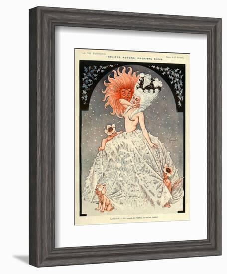 La Vie Parisienne, Henri Gerbault, 1920, France-null-Framed Giclee Print