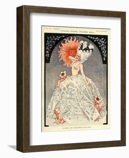 La Vie Parisienne, Henri Gerbault, 1920, France-null-Framed Giclee Print