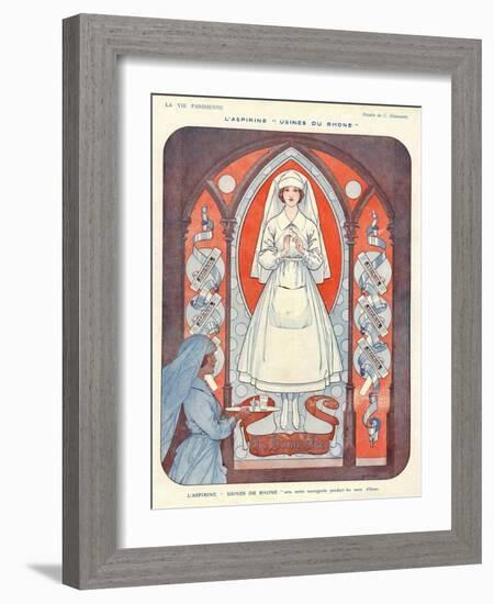 La Vie Parisienne, Herouard, 1916, France-null-Framed Giclee Print