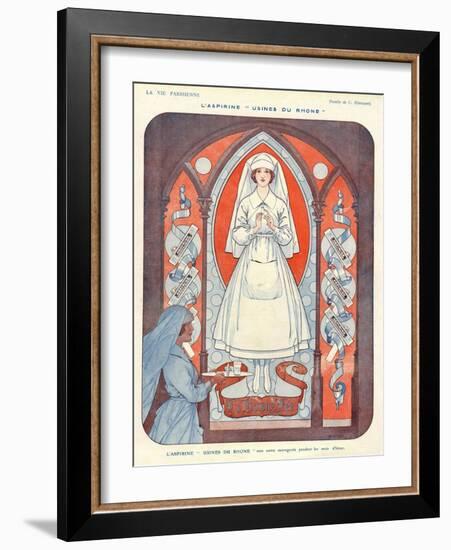 La Vie Parisienne, Herouard, 1916, France-null-Framed Giclee Print