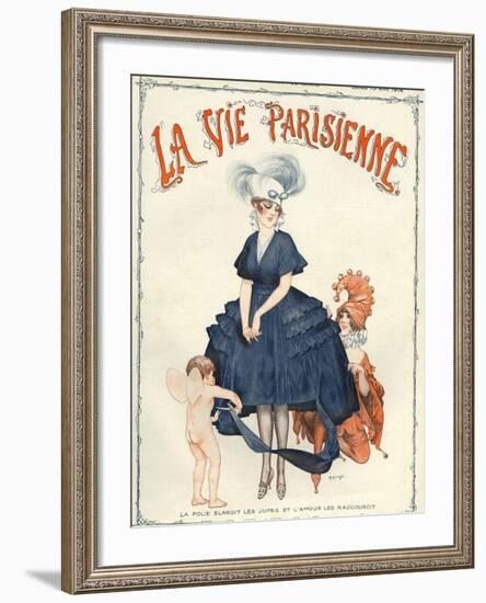 La Vie Parisienne, Herouard, 1916, France-null-Framed Giclee Print