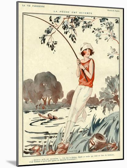 La Vie Parisienne, Jacques, 1924, France-null-Mounted Giclee Print