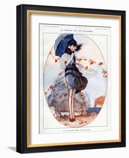 La Vie Parisienne, Julien Jacques Leclerc, 1919, France-null-Framed Giclee Print