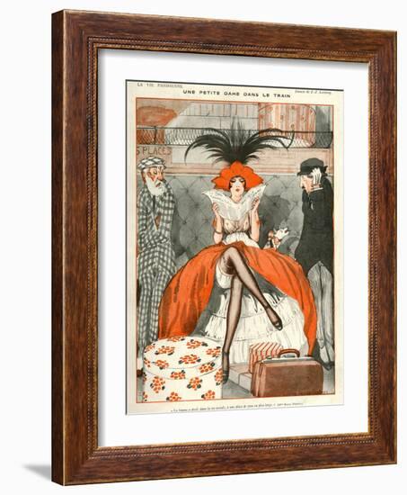 La Vie Parisienne, Julien Jacques Leclerc, 1920, France-null-Framed Giclee Print