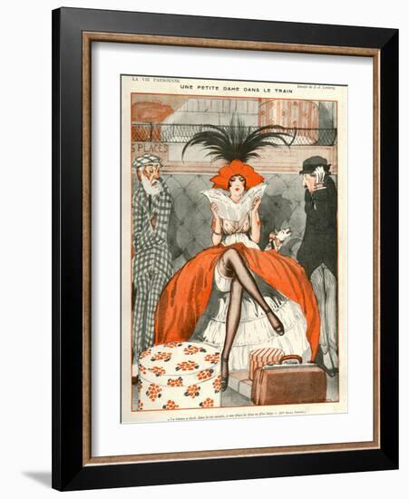 La Vie Parisienne, Julien Jacques Leclerc, 1920, France-null-Framed Giclee Print