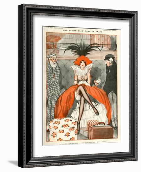 La Vie Parisienne, Julien Jacques Leclerc, 1920, France-null-Framed Giclee Print