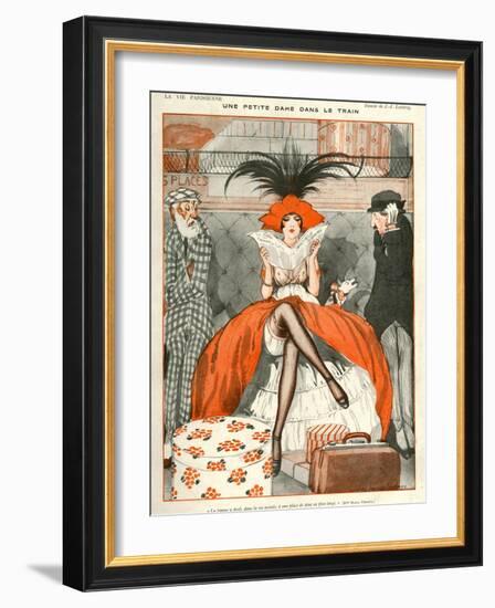 La Vie Parisienne, Julien Jacques Leclerc, 1920, France-null-Framed Giclee Print