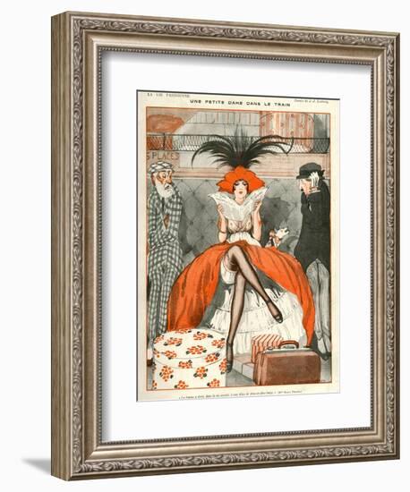 La Vie Parisienne, Julien Jacques Leclerc, 1920, France-null-Framed Giclee Print