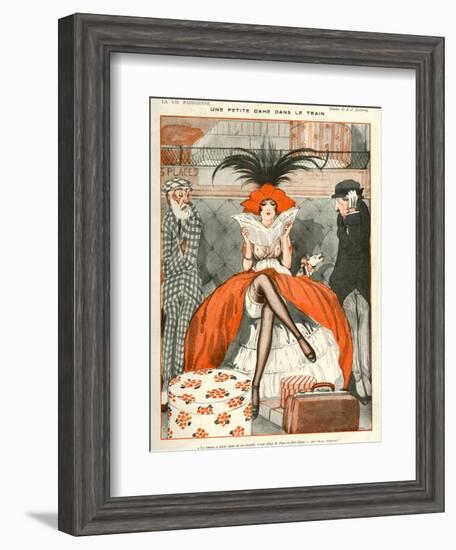 La Vie Parisienne, Julien Jacques Leclerc, 1920, France-null-Framed Giclee Print