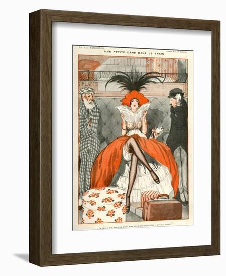 La Vie Parisienne, Julien Jacques Leclerc, 1920, France-null-Framed Giclee Print