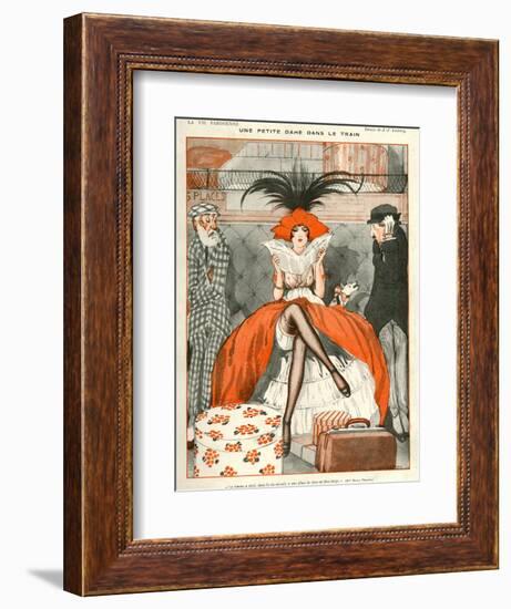 La Vie Parisienne, Julien Jacques Leclerc, 1920, France-null-Framed Giclee Print