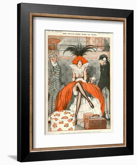 La Vie Parisienne, Julien Jacques Leclerc, 1920, France-null-Framed Giclee Print