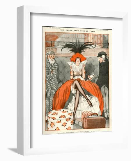 La Vie Parisienne, Julien Jacques Leclerc, 1920, France-null-Framed Giclee Print