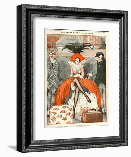 La Vie Parisienne, Julien Jacques Leclerc, 1920, France-null-Framed Giclee Print