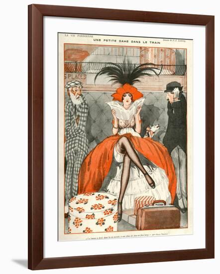 La Vie Parisienne, Julien Jacques Leclerc, 1920, France-null-Framed Giclee Print