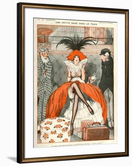 La Vie Parisienne, Julien Jacques Leclerc, 1920, France-null-Framed Giclee Print