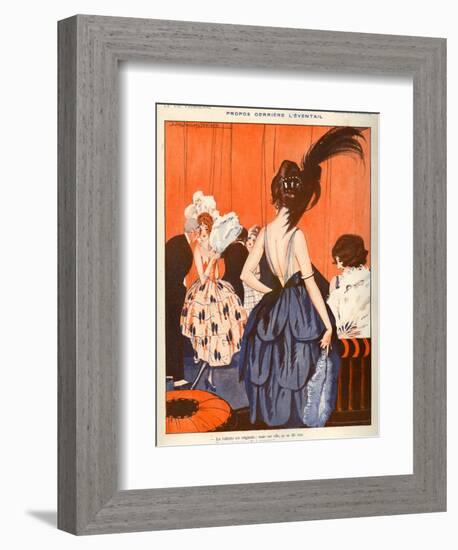 La Vie Parisienne, Julien Jacques Leclerc, 1920, France-null-Framed Giclee Print