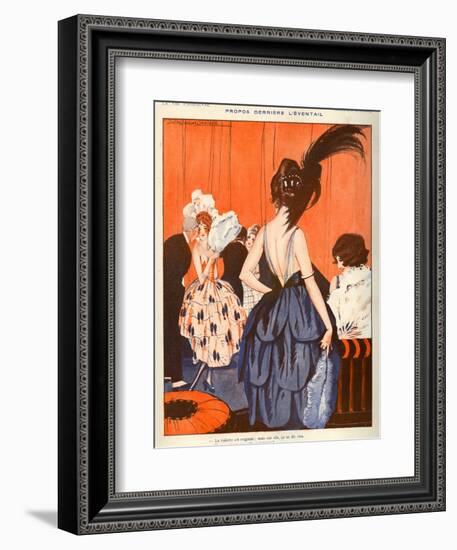 La Vie Parisienne, Julien Jacques Leclerc, 1920, France-null-Framed Giclee Print