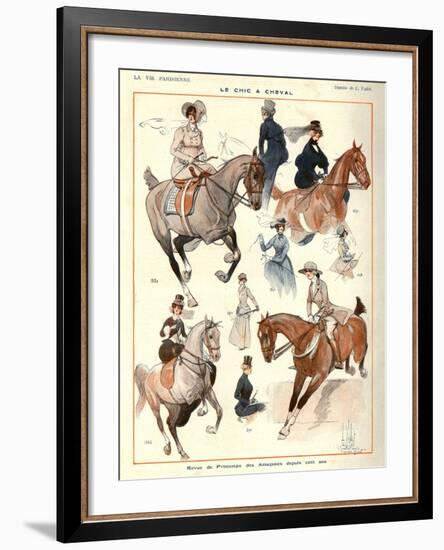 La Vie Parisienne, L Vallet, 1922, France-null-Framed Giclee Print