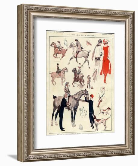 La Vie Parisienne, L Vallet, France-null-Framed Giclee Print