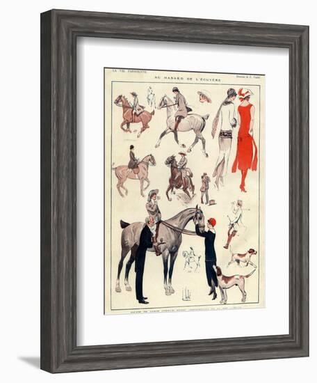 La Vie Parisienne, L Vallet, France-null-Framed Giclee Print